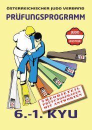 Kyu-Heft_Ausgabe2013.. - Judo Landesverband Salzburg