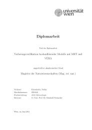 Diplomarbeit - Institut fÃ¼r Meteorologie und Geophysik - UniversitÃ¤t ...