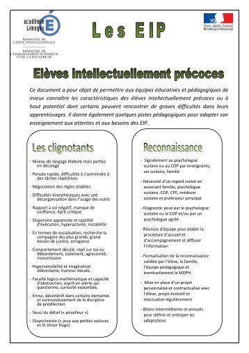 Plaquette EIP - Académie de Limoges