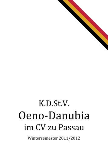 33. Gründungsfest - K.D.St.V. Oeno-Danubia
