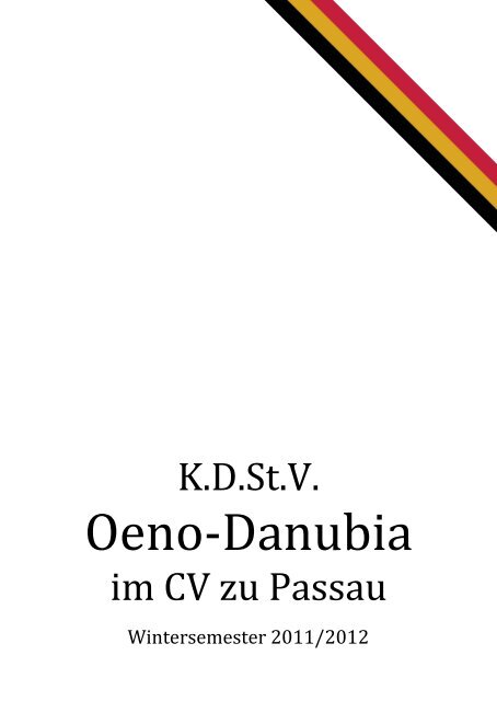 33. Gründungsfest - K.D.St.V. Oeno-Danubia