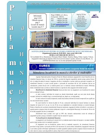 mai 2012[pdf] - AJOFM - Hunedoara