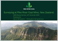 Surveying at Pike River Coal Mine - Callum McNaughton - AIMS