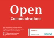 Open Communications