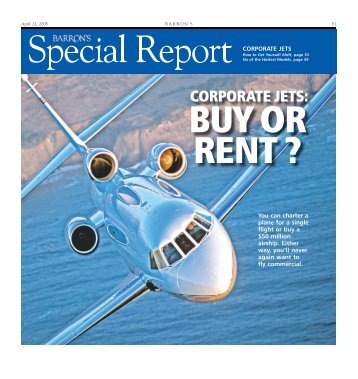 corporate jets: buy or rent - Business Jet Traveler