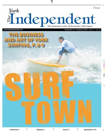 September 25 - October 8, 2009 - The York Independent