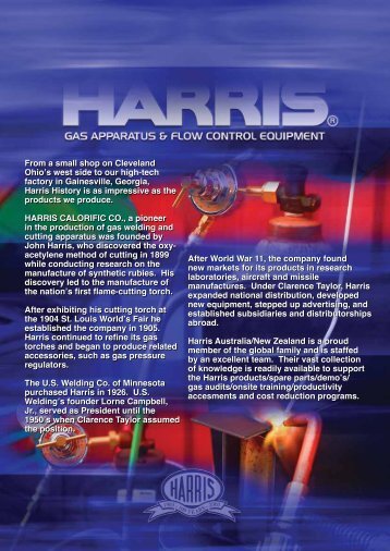 Harris Catalouge Complete - Harris Products Group