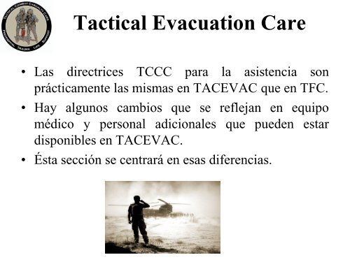 TACEVAC 0203PP04 Tactical Evacuation Care 120917