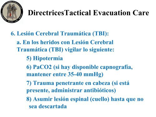 TACEVAC 0203PP04 Tactical Evacuation Care 120917