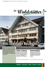 de WaldstÃ¤tter - Februar 2013 [PDF, 3.00 MB] - Gemeinde Waldstatt