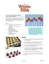 WTP â Family.com Winnie The Pooh Hunny Pot Cake Pops Recipe