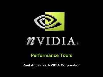 Performance Tools - NVIDIA Developer Zone
