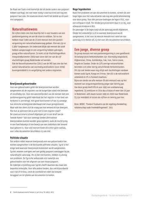 rapport VWN bij persbericht