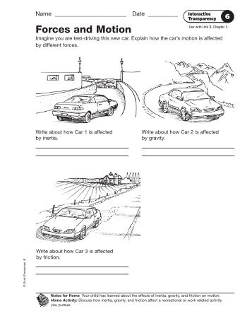 Interactive Transparency 6: Forces and Motion
