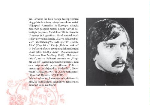 Edward Albee näidendid - Vanemuine