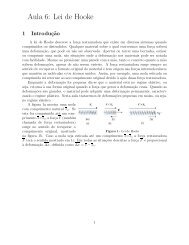 Aula 6: Lei de Hooke