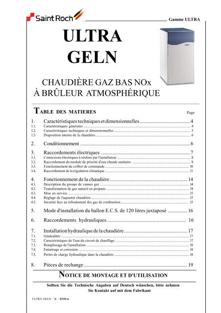 F:\Bureau d'Etudes\Notice\Notices techniques\Saint Roch\GAZ\Ultra\G