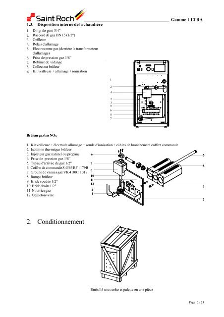 F:\Bureau d'Etudes\Notice\Notices techniques\Saint Roch\GAZ\Ultra\G