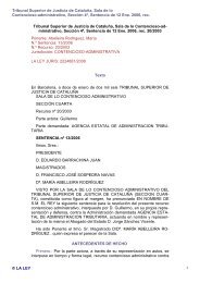 Tribunal Superior de Justicia de CataluÃ±a, Sala de lo ... - cemical