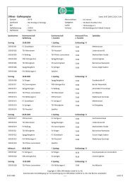 DFBnet - Staffelspielplan - 1 - - TSV Phönix Lomersheim