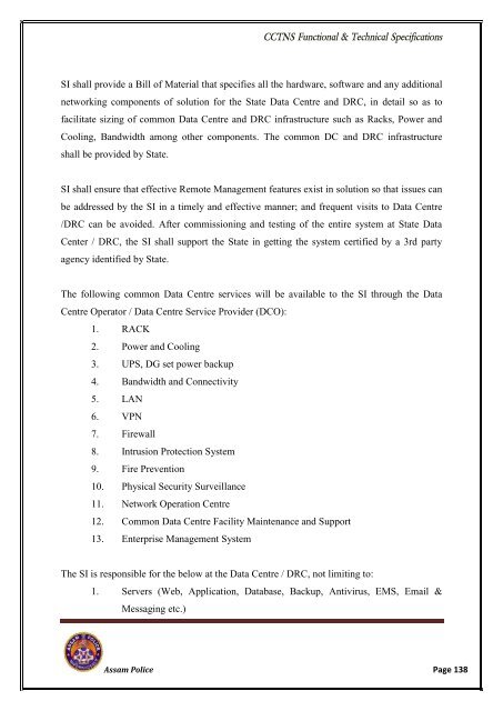 RFP VOL-I.pdf - National Crime Records Bureau