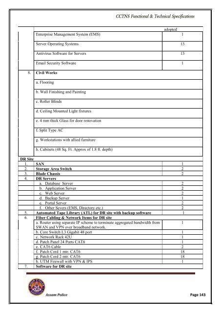 RFP VOL-I.pdf - National Crime Records Bureau