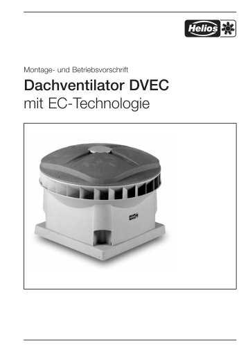 Dachventilator DVEC - Helios Select Ventilator Auswahl