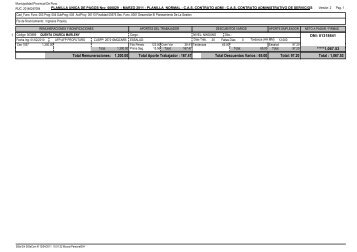 Total Remuneraciones - Municipalidad Provincial de Puno