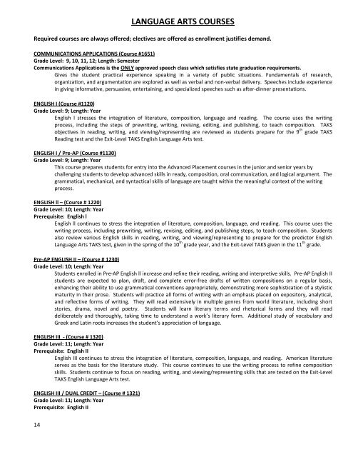 2010- 2011 Course Description Guide - Midland Independent ...