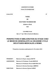 perspectives d'amelioration du stage chez le medecin ... - ThÃ¨se IMG