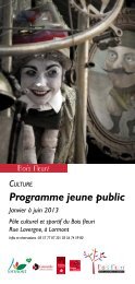 Programmation jeune public - Lormont