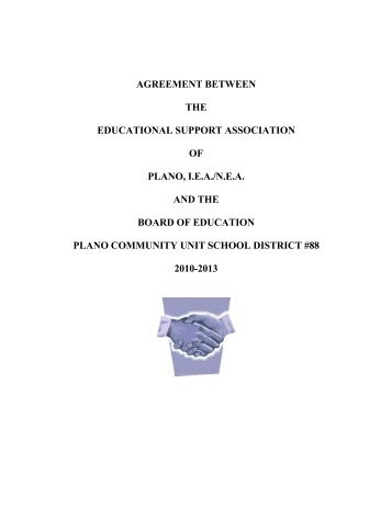 Support Staff Agreement - Plano School District #88