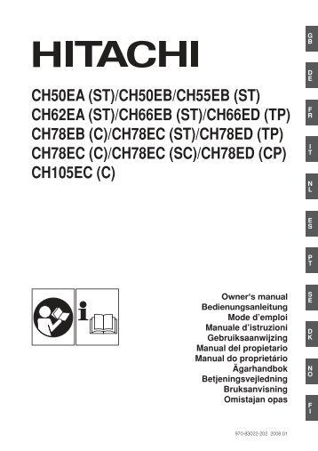CH78EC (ST)/CH78ED (TP) - Hitachi