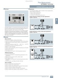 Thermal energy calculator FUE950 - Tecmara.de