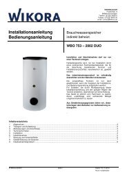 Solarspeicher WBO Duo - Wikora GmbH