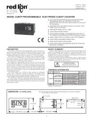 CUB7P Data Sheet/Manual PDF - Red Lion Controls