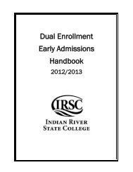 Handbook - Indian River State College