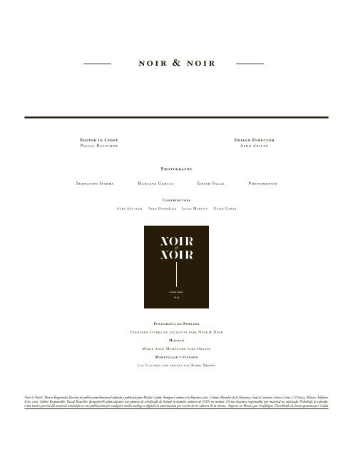 Descarga Nor Noir (no.2) en PDF - Cedim