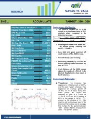 Reports BHEL - Nayan M Vala Securities Pvt. Ltd.