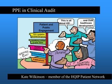 PPE in Clinical Audit - HQIP