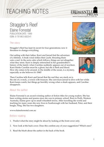 STRAGGLER'S REEF TEACHING NOTES WEB.pdf - Fremantle Press