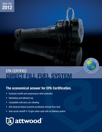 DIRECT FILL FUEL SYSTEM - Attwood