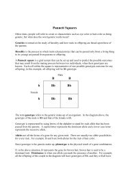 Punnett Squares