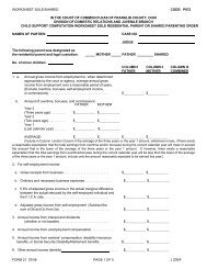 CHILD SUPPORT COMPUTATION WORKSHEET SOLE ...