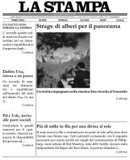 Strage di alberi per il panorama