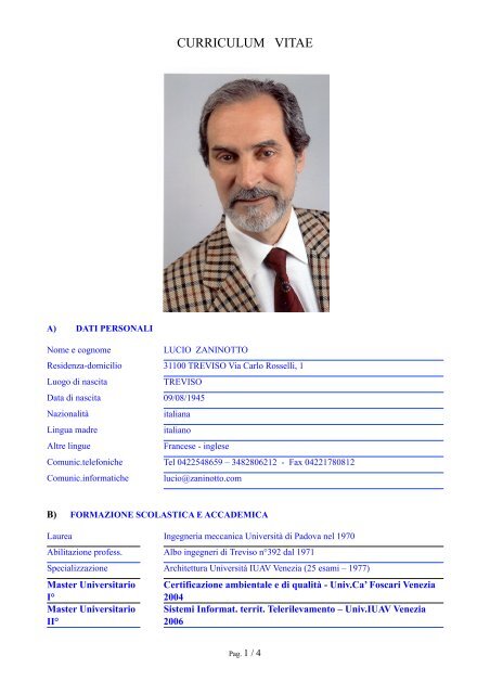 CURRICULUM VITAE 2011 AMB