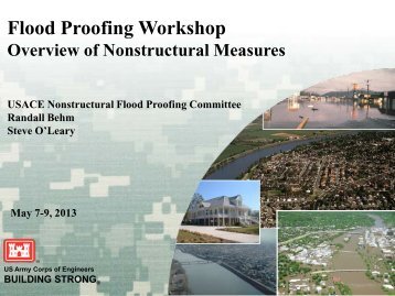 Overview of Non-Structural Measures - Flood Risk Management ...