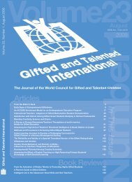 A survey of Korean elementary teachers - Gifted Education ...