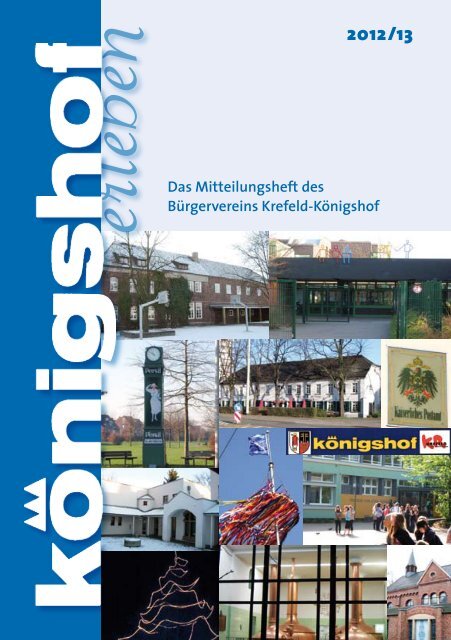 Das Mitteilungsheft des Bürgervereins Krefeld-Königshof