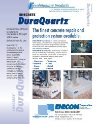 ENECRETE DuraQuartz Tech Sheet.cdr - PSS Corporation Ltd.